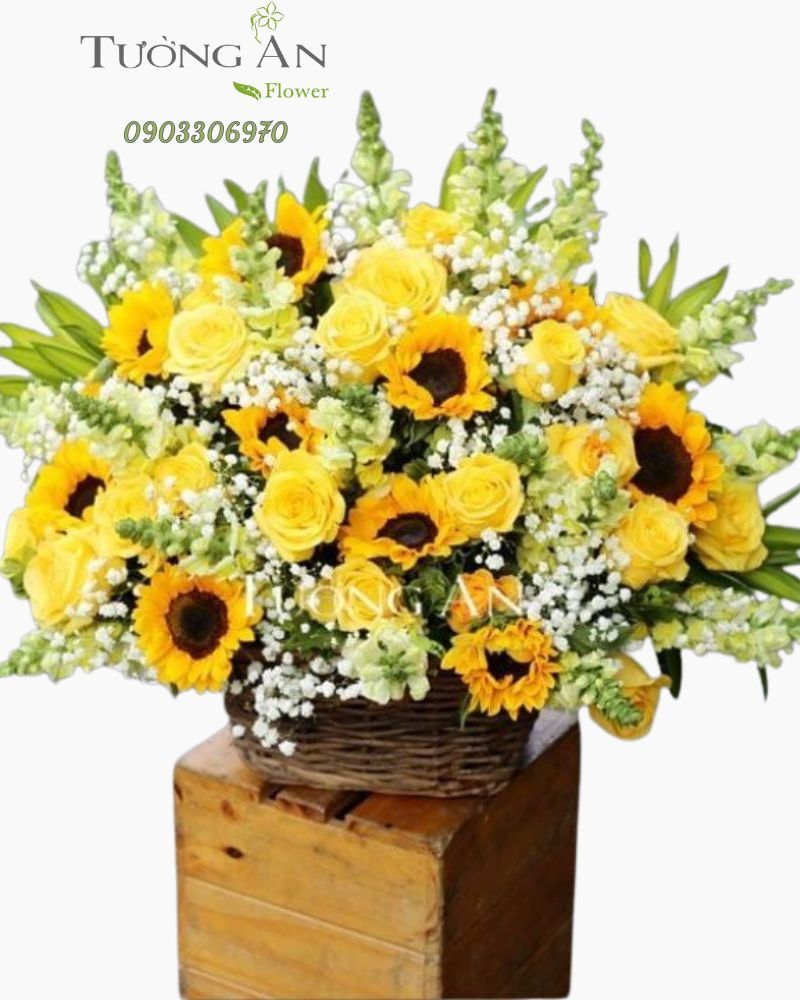  Giỏ Hoa Ngày Hạ - S607 