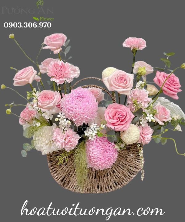  Giỏ Hoa Ngọt Ngào - MM188 