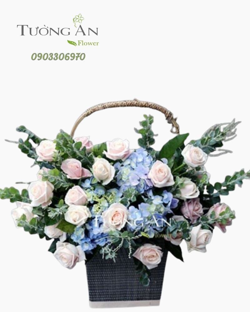  Giỏ Hoa Nụ Cười - S566 