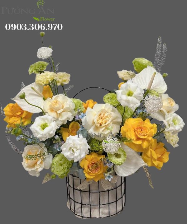 Giỏ Hoa Rạng Ngời - MM189 