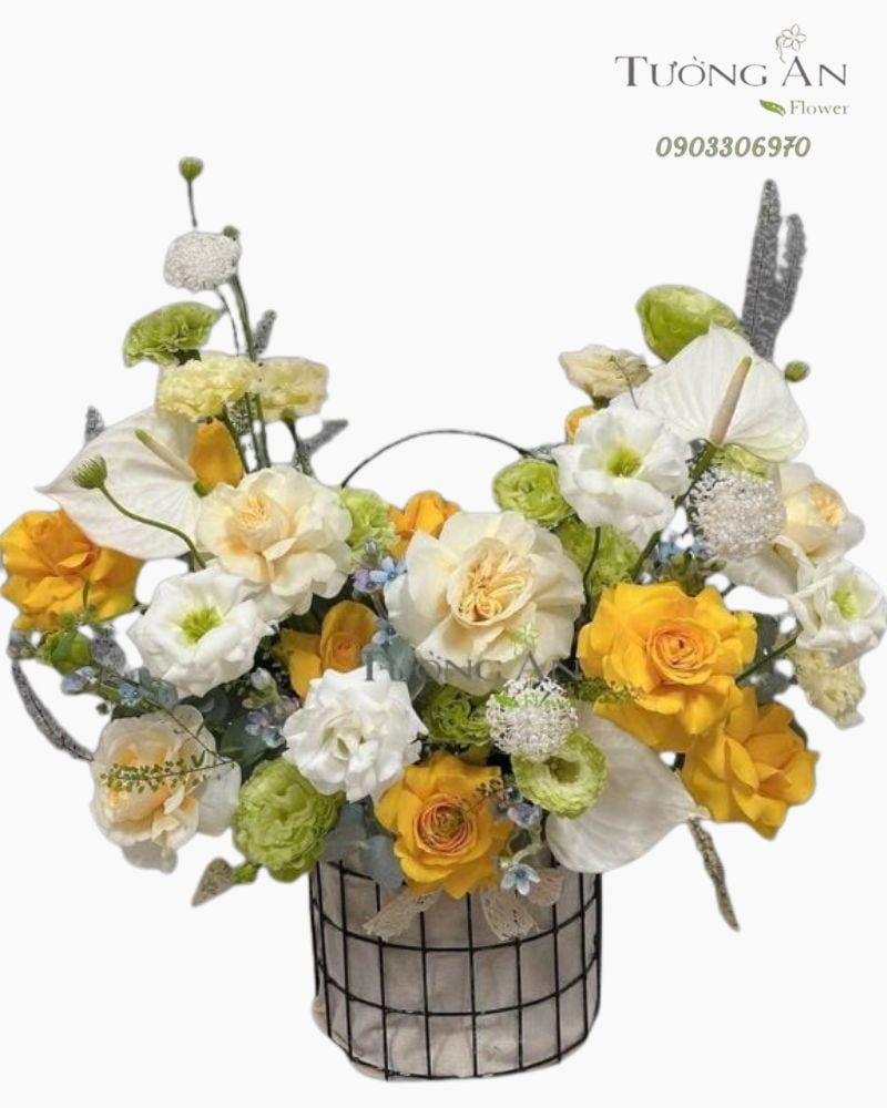  Giỏ Hoa Rạng Ngời - MM189 