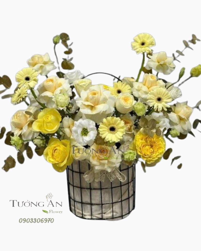  Giỏ Hoa Sắc Hạ - MM191 