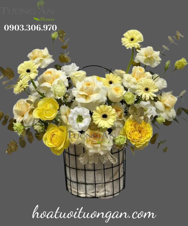  Giỏ Hoa Sắc Hạ - MM191 