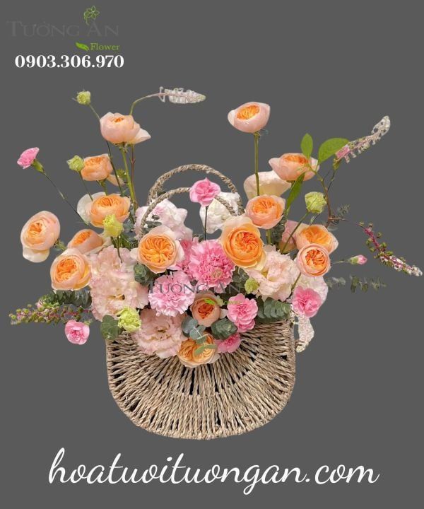  Giỏ Hoa Say Nắng - MM182 
