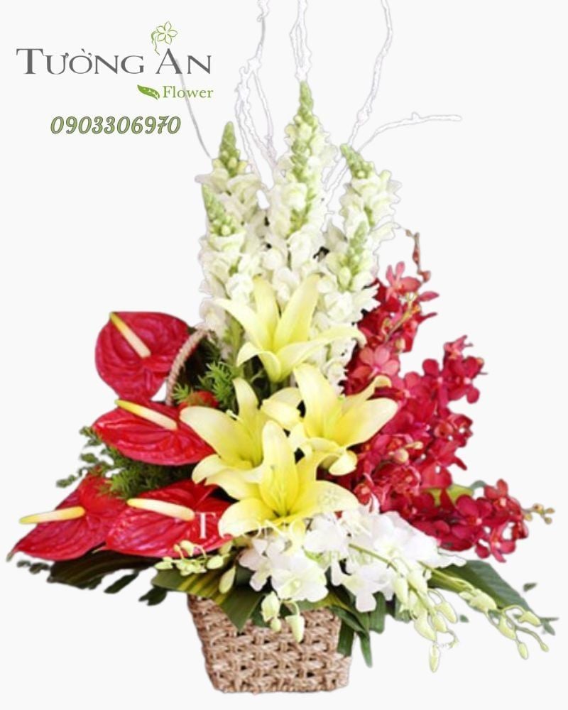  Giỏ Hoa Thành Công - S562 