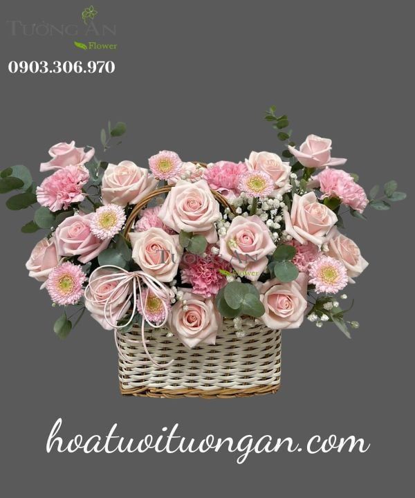  Giỏ Hoa Thương Mến - MM185 