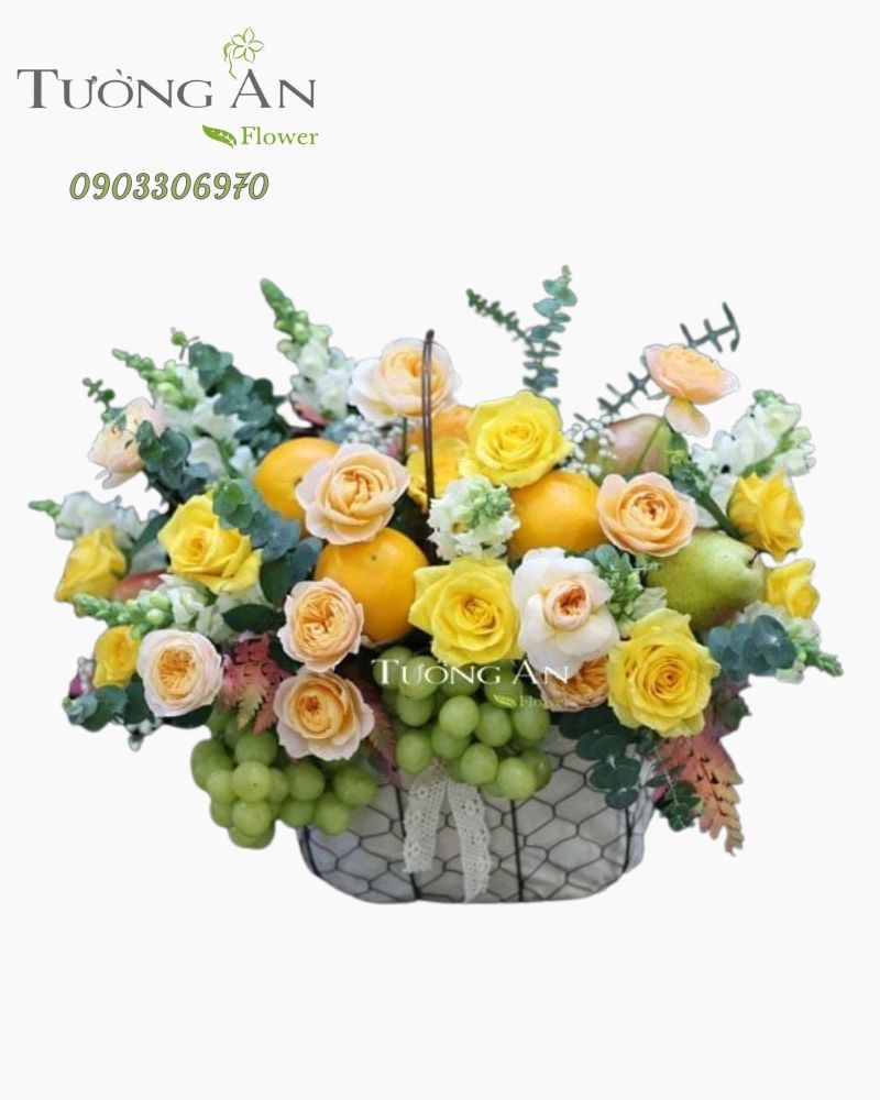  Giỏ Hoa Trái Cây An Nhiên - S23 