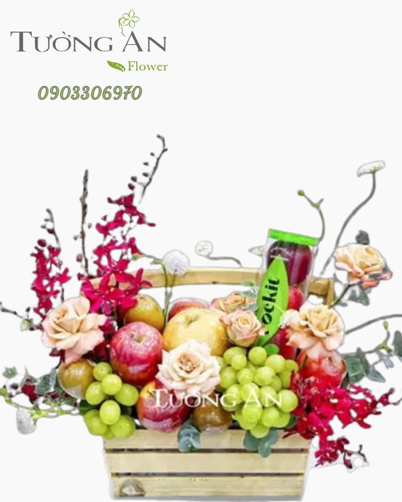  Giỏ Hoa Trái Cây - B14 