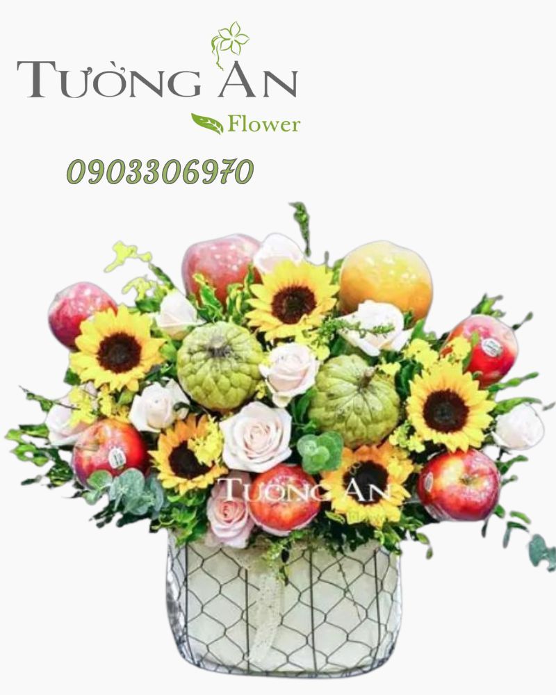  Giỏ Hoa Trái Cây - B15 
