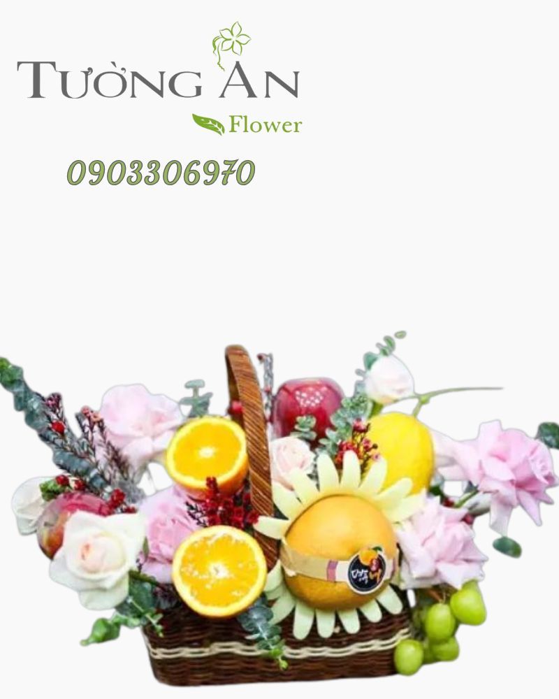  Giỏ Hoa Trái Cây - B16 
