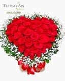  Giỏ Hoa Trái Tim Chân Thành - A306 