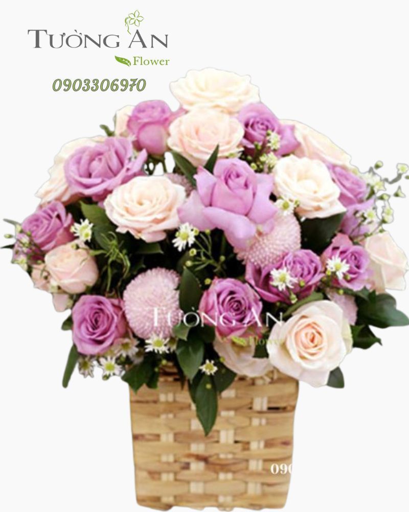  Giỏ Hoa Từng Phút Yêu - S565 
