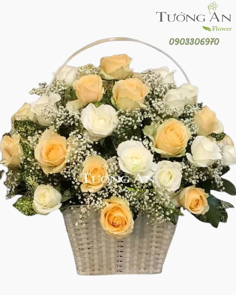  Giỏ Hoa Vào Hạ - A315 