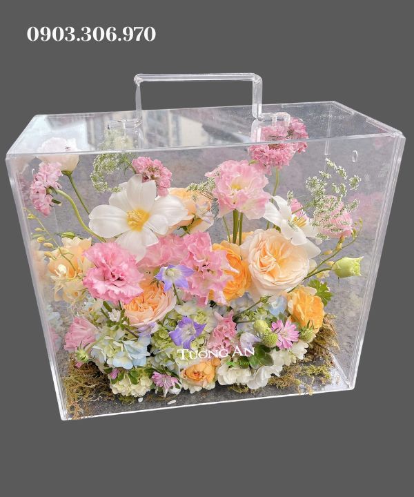  Hộp Hoa Vali Lung Linh Một Thoáng - HH03 