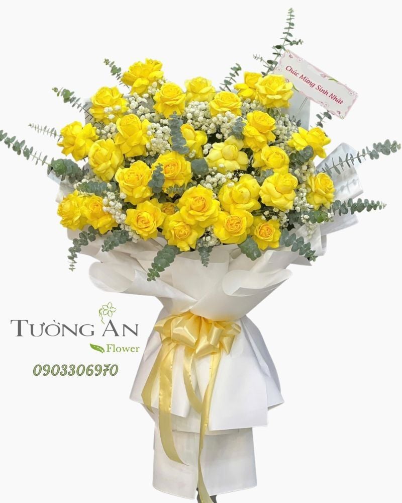  Bó Hoa Ánh Nắng Hân Hoan - HBD08 