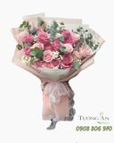  Bó Hoa Hồng Phấn Dịu Êm - HBD02 