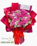  Bó Hoa Hồng Phấn Yêu Thương - HBD06 