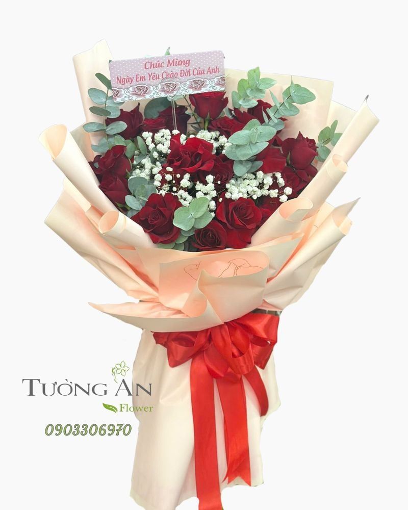  Bó Hoa Ngọt Ngào Yêu Thương - HBD17 