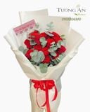  Bó Hoa Trái Tim Đỏ Thắm - HBD21 