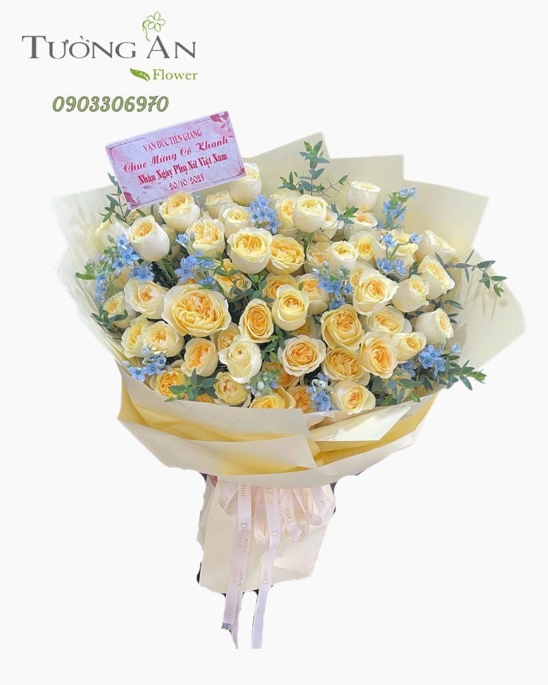  Bó Hoa Kem Vàng Dịu Ngọt - HBD29 