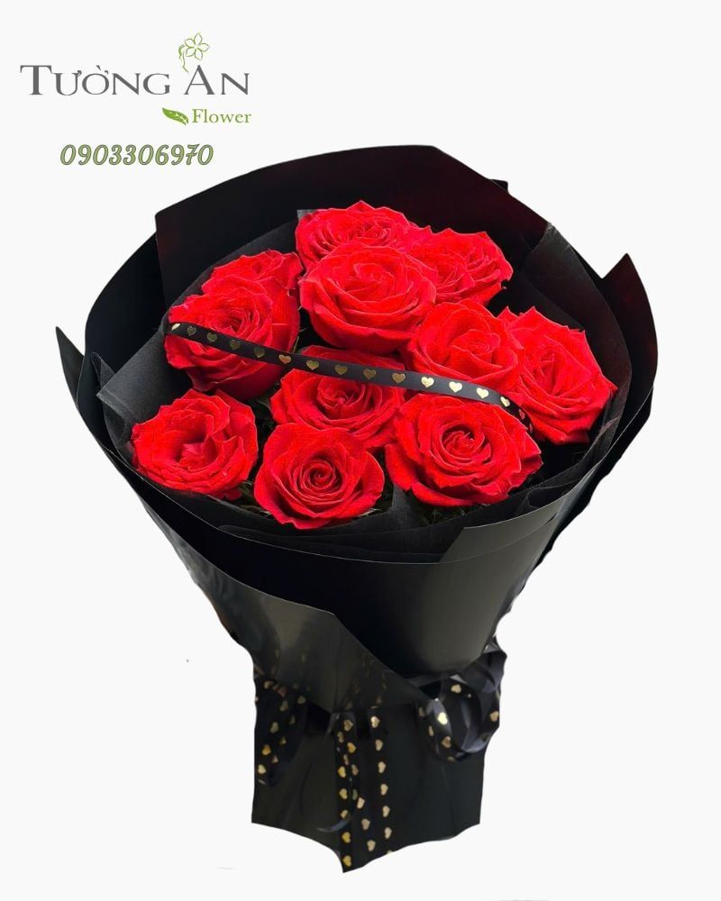  Bó Hoa Hồng Đỏ Vĩnh Tâm - HBT11 