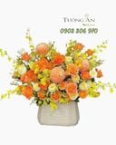  Hoa Cắm Hộp Ánh Dương Hạnh Phúc - HCH01 