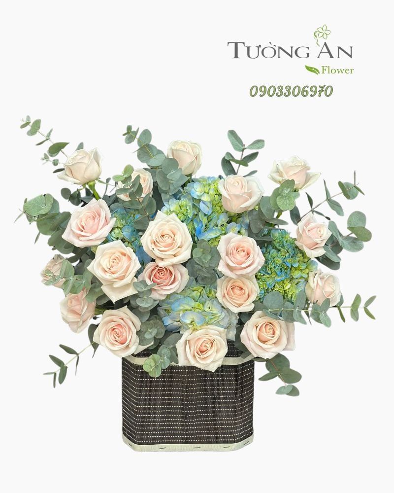  Hoa Cắm Hộp Thanh Sắc An Nhiên - HCH53 