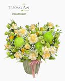 Hoa Cắm Hộp Sắc Xanh An Lành - HCH50 