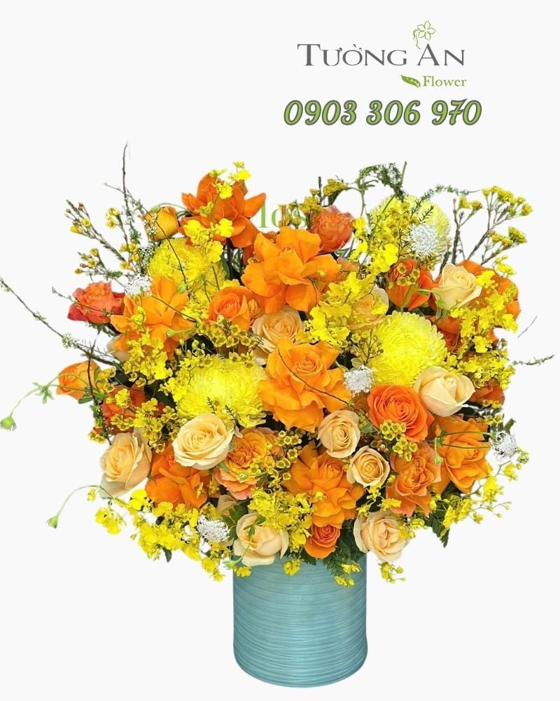  Bó Hoa Nắng Vàng Rực Rỡ - HBD03 