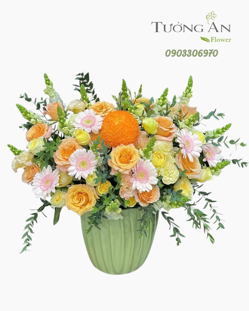  Hoa Cắm Hộp Nắng Hoa Hạnh Phúc - HCH68 