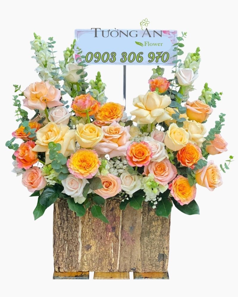  Hoa Cắm Hộp Nắng Dịu Ban Mai - HCH21 