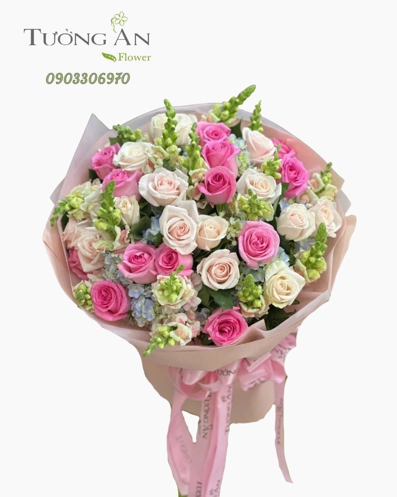  Bó Hoa Hương Hoa Bình Yên - HBT04 