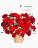  Hoa Cắm Hộp Nồng Nàn Yêu Thương - HCH66 