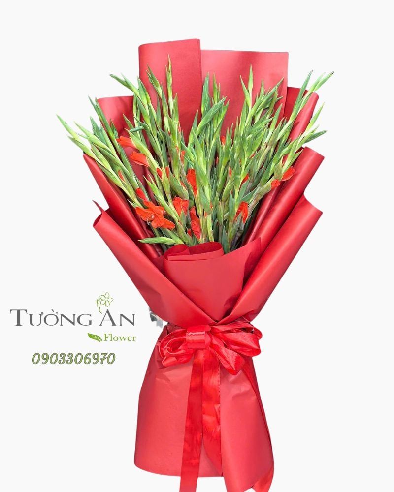  Bó Hoa Hồng Hỏa Kiên Cường - HBD16 