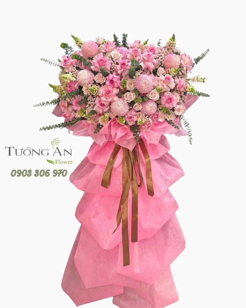  Hoa Chúc Mừng Hồng Phúc Viên Mãn - HCM01 