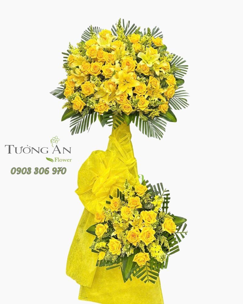  Hoa Chúc Mừng Kim Sắc Thành Công - HCM02 