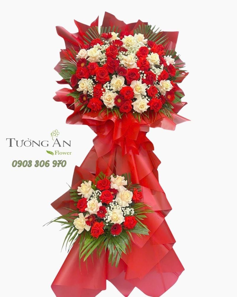  Hoa Chúc Mừng Hồng Phát Vẹn Toàn - HCM04 