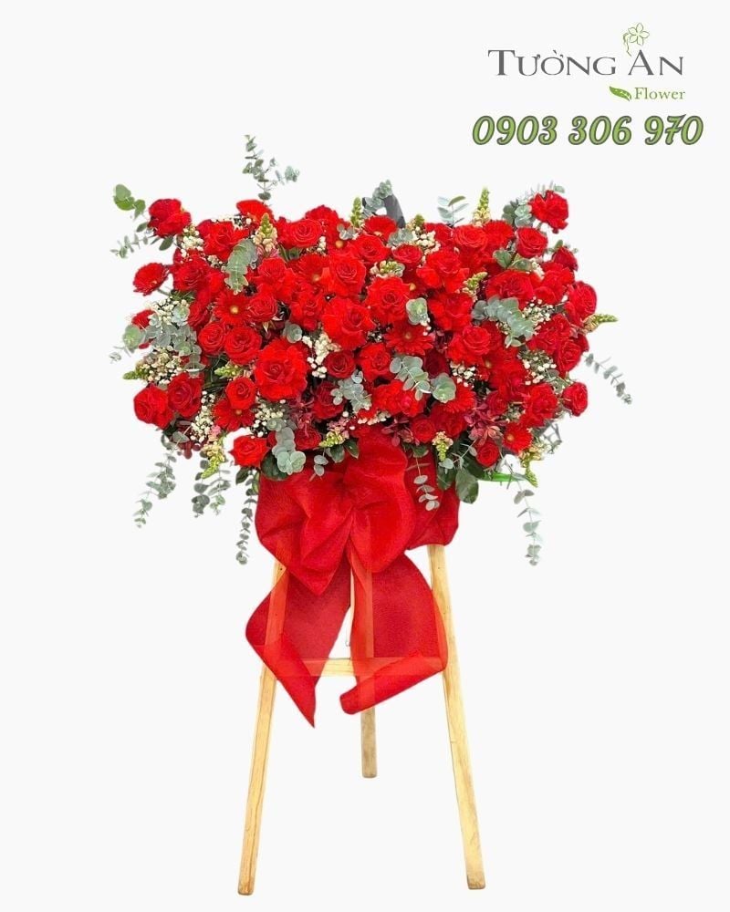  Hoa Chúc Mừng Hồng Diễm Khai Xuân - HCM10 