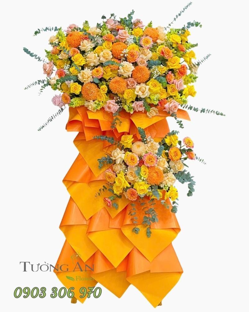  Hoa Chúc Mừng Kim Sắc Khai Hoa - HCM20 