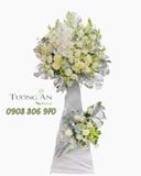  Vòng Hoa Chia Buồn Bạch Liên Tiễn Biệt - HTL25 