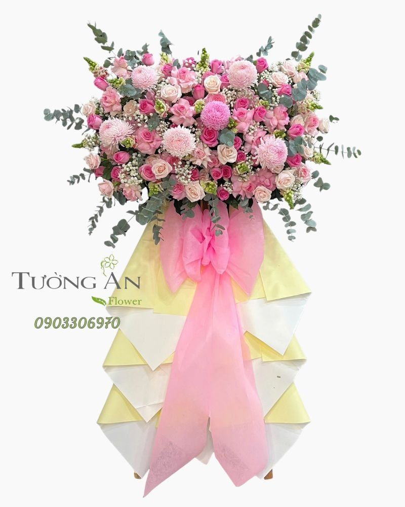  Hoa Chúc Mừng Hồng Xuân Nhẹ Nhàng - HCM40 