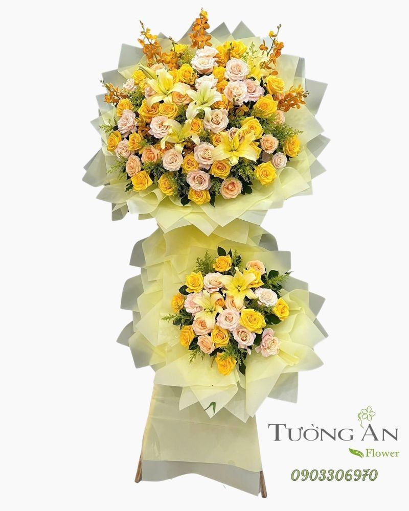  Hoa Chúc Mừng Ánh Vàng Thịnh Vượng - HCM38 