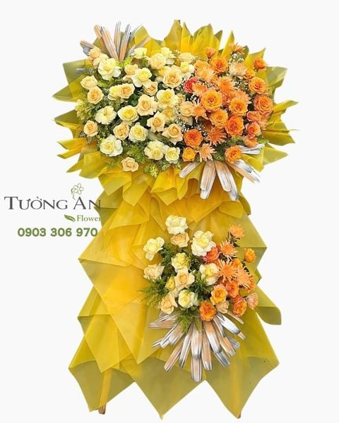 Hoa Chúc Mừng Hoàng Kim Cát Phúc - HCM107