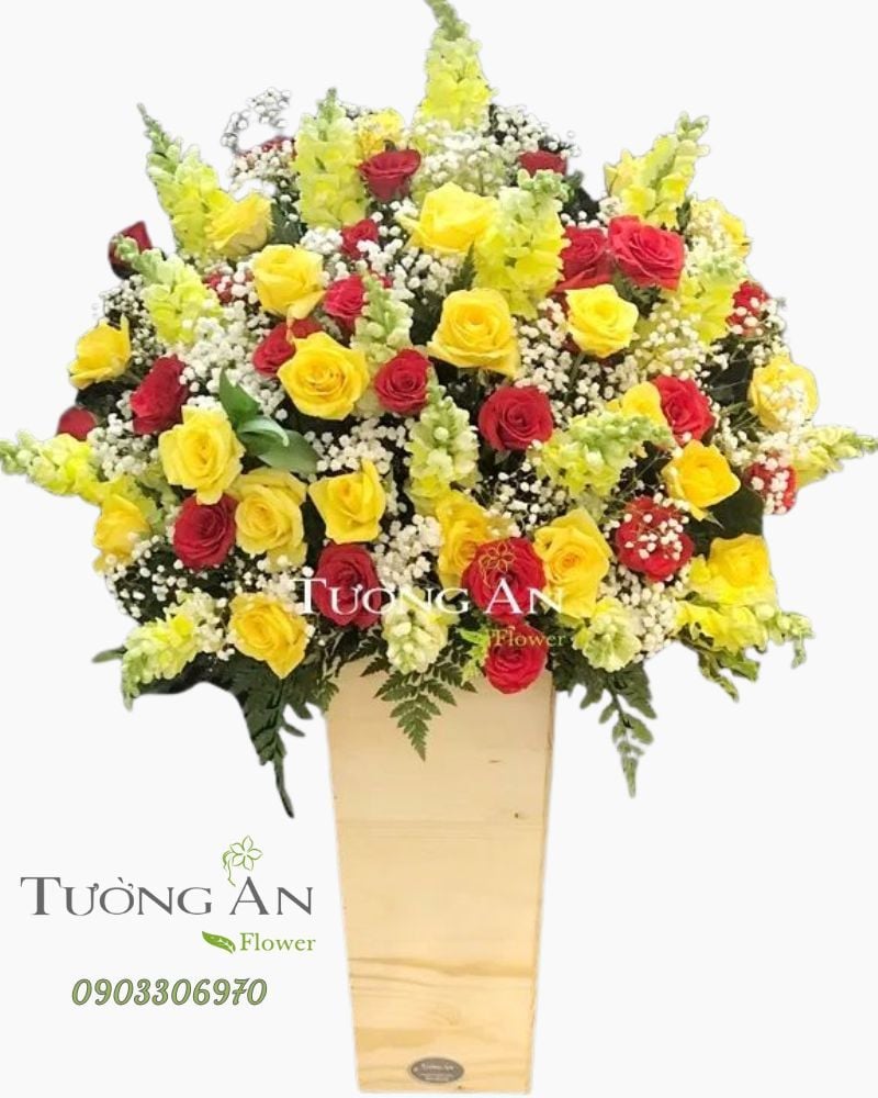  Hoa Cắm Hộp An Lành - S234 