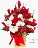  Hoa Cắm Hộp Chúc Mừng Thành Công - A244 