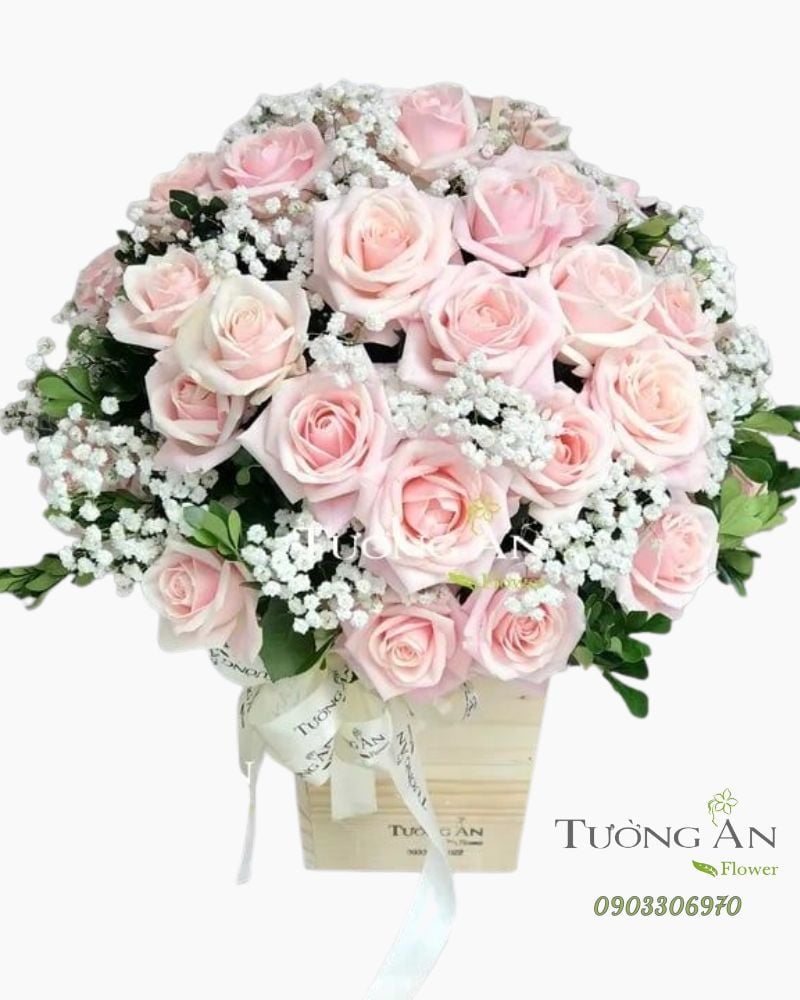  Hoa Cắm Hộp Điều Ngọt Ngào - A240 