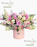  Hoa Cắm Hộp Gửi Hạnh Phúc - A248 
