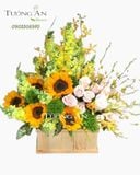  Hoa Cắm Hộp Hạnh Phúc - A149 