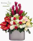  Hoa Cắm Hộp Hạnh Phúc - A226 