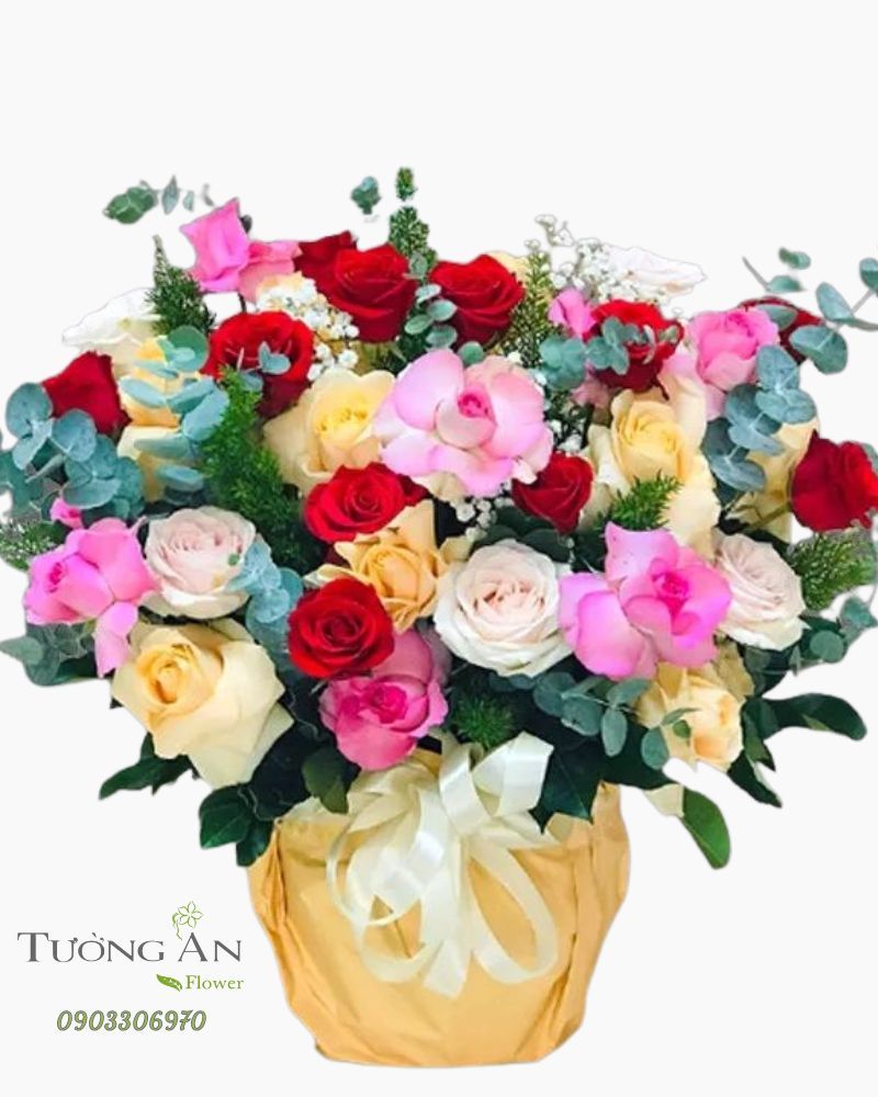  Hoa Cắm Hộp Hòa Ca - A289 